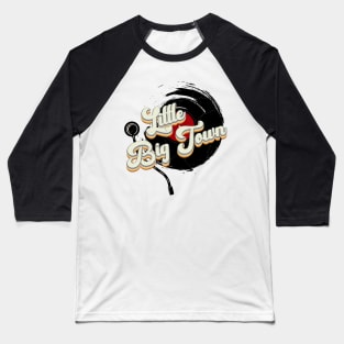 Vinyl Retro Style - Little Big Town Baseball T-Shirt
